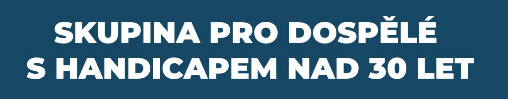 Název skupiny = pro dospělé s handicapem nad 30 let